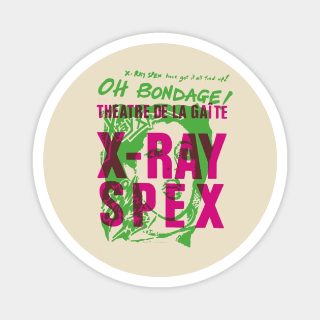 X-Ray Spex Magnet by HAPPY TRIP PRESS